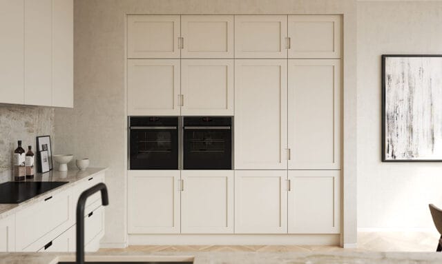Hunton Painted Outline in Porcelain Fitted Kitchen by Kitchen Emporium