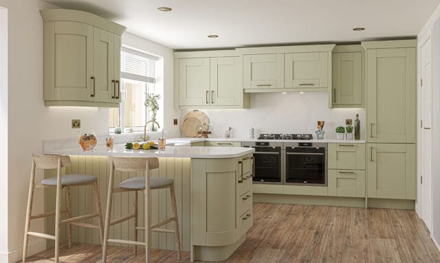Milbourne Sage Kitchen