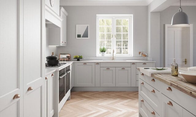 Mornington Beaded Dove Grey Fitted Kitchen