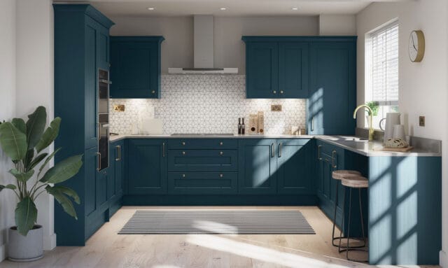 Mornington Shaker Hartforth Blue Kitchen
