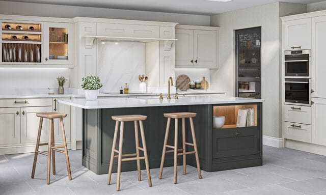 Mornington Shaker Paint to Order Fitted Kitchen by Kitchen Emporium