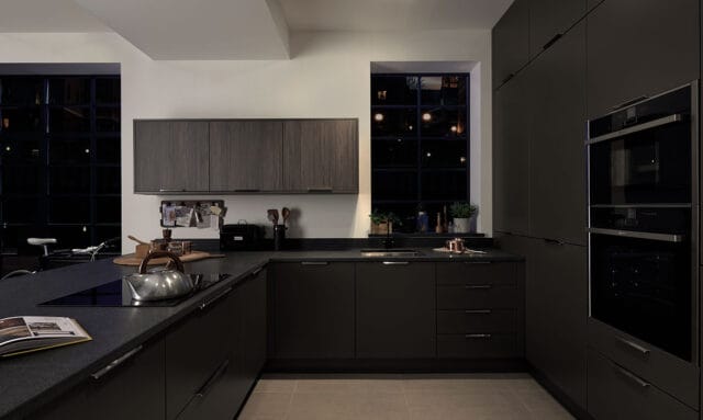 Porter Matt Graphite Fitted Kitchen