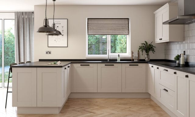 Belsay Smooth Cashmere Fitted Kitchen