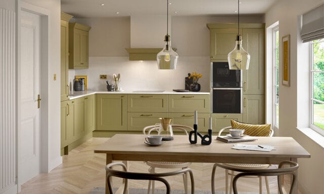 Belsay Woodgrain Paint to Order Kitchen