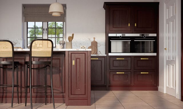 Clarendon Beaded Painted Inframe Fitted Kitchens by Kitchen Emporium