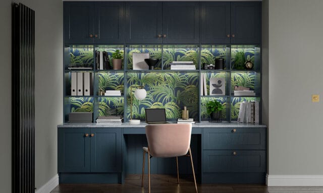 Crathorne Hartforth Blue Fitted Kitchen