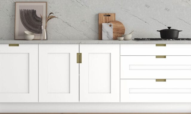 Fitzroy Painted White Outline Kitchen by Kitchen Emporium