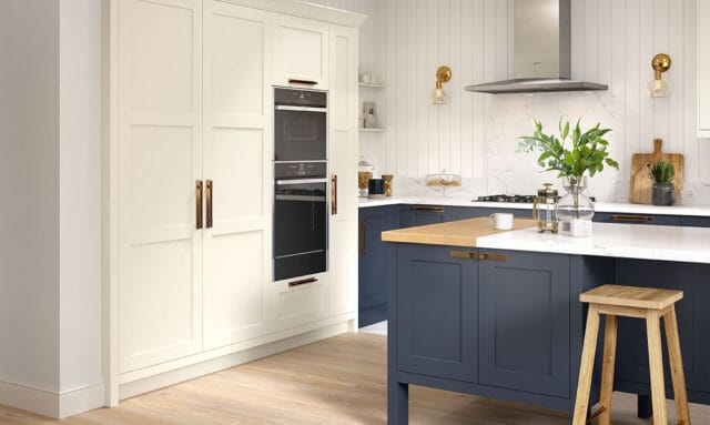 Hunton Hartforth Blue Fitted Kitchen by Kitchen Emporium