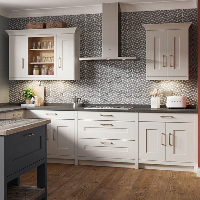 Second Nature Fitzroy Dove Grey Fitted Kitchen