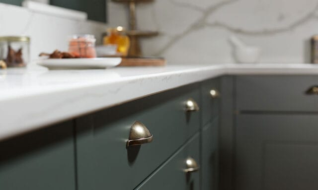 Second Nature Fitzroy Paint to Order Copse Green Kitchen at Kitchen Emporium
