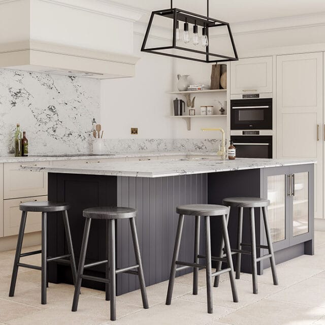 Second Nature Hunton Graphite Kitchen Island