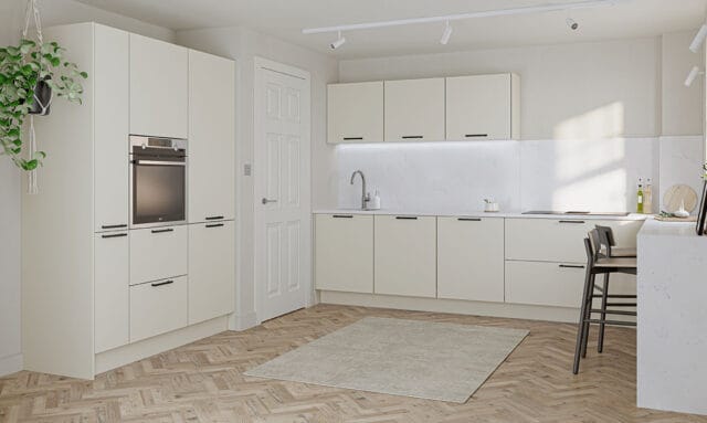 Porter Matt Taupe Grey Kitchen