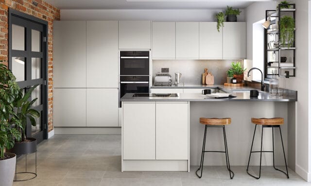 Remo Matt Dove Grey Kitchen
