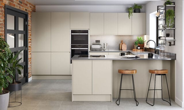 Remo Matt Taupe Grey Kitchen