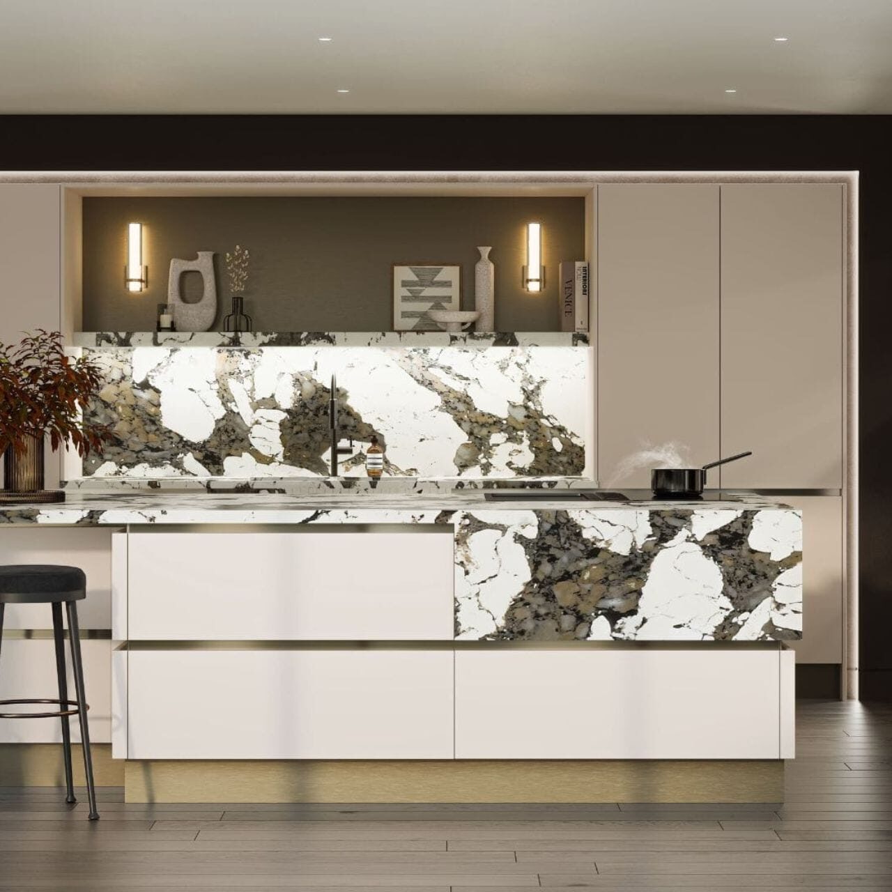 Modern Handleless Kitchen